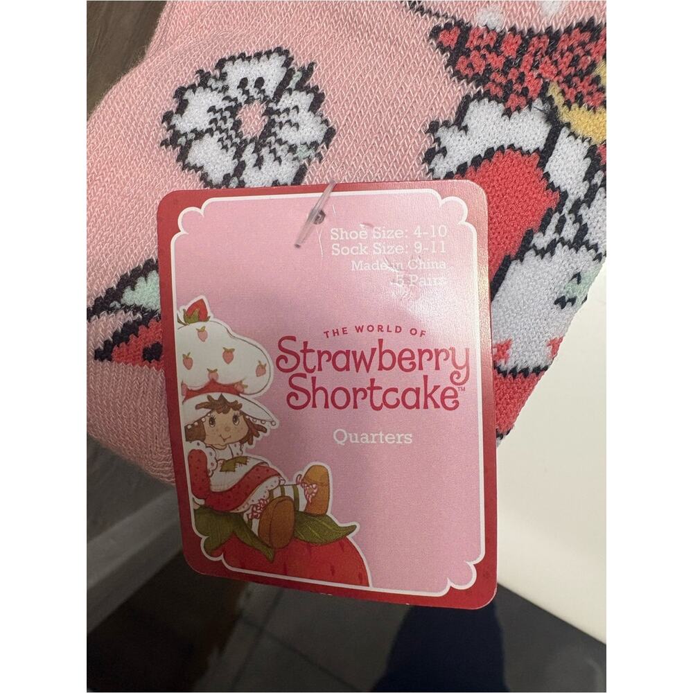 Strawberry Shortcake Socks 5 pairs - Picture 3 of 7